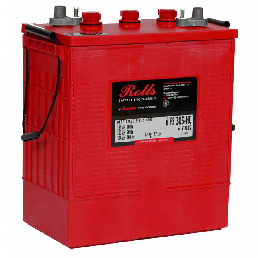 6 FS 305-HC Rolls Deep Cycle Battery Gr 902 6V 320Ah