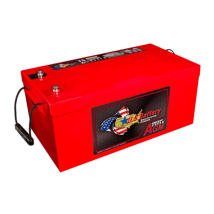 US-AGM8D Deep Cycle AGM Battery GR 8D 12V 308Ah F14 Terminal
