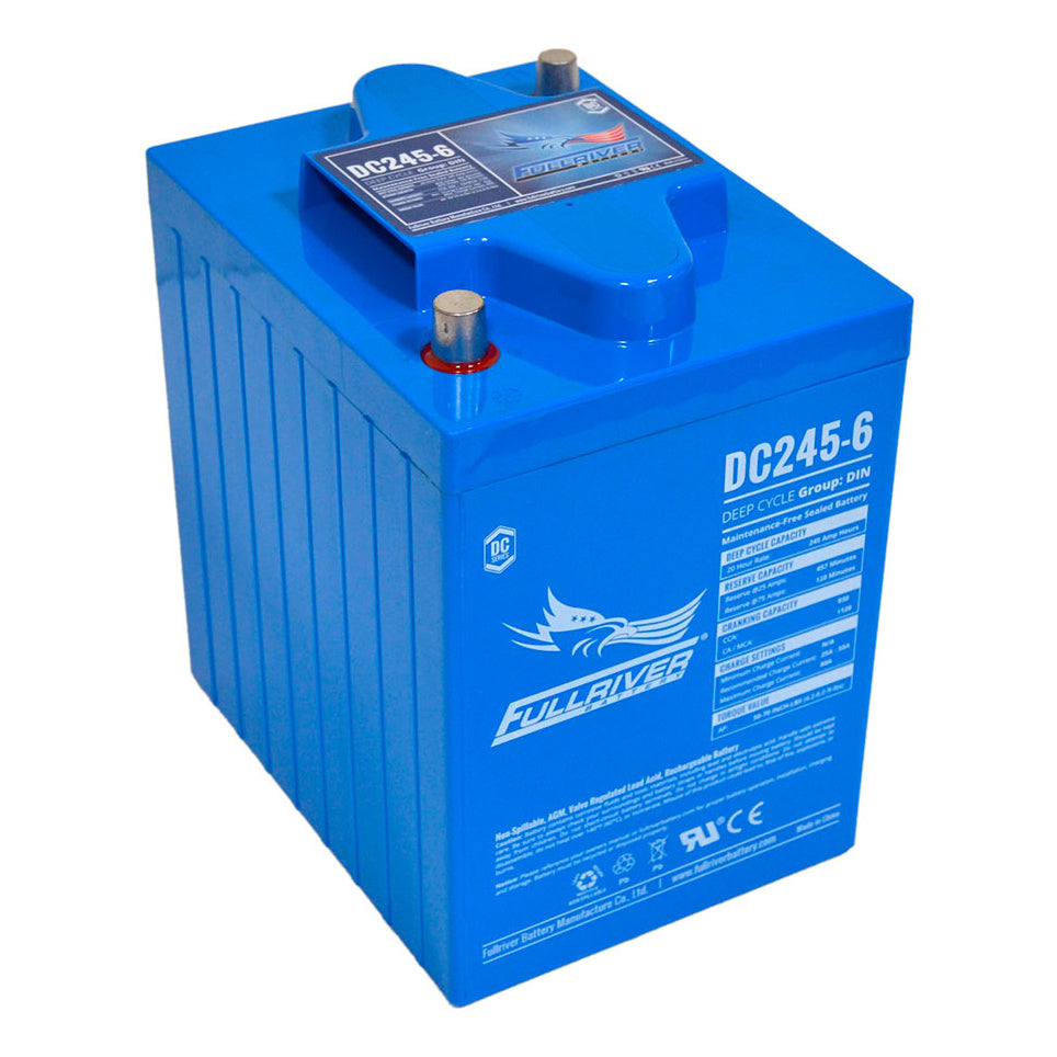 DC245-6 Deep Cycle AGM Battery Gr DIN 6V RC457 245Ah - Call for Price