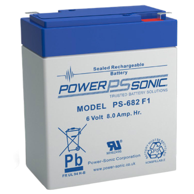 PS-682F1 AGM Battery 6V 8.5Ah