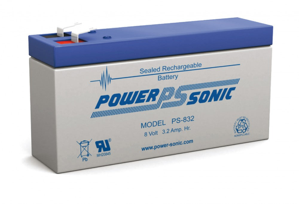 PS-832 AGM Battery 8V 3.2Ah
