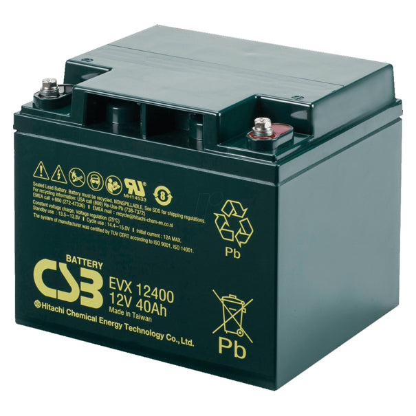 EVX12400 High Rate AGM Battery 12V 40Ah