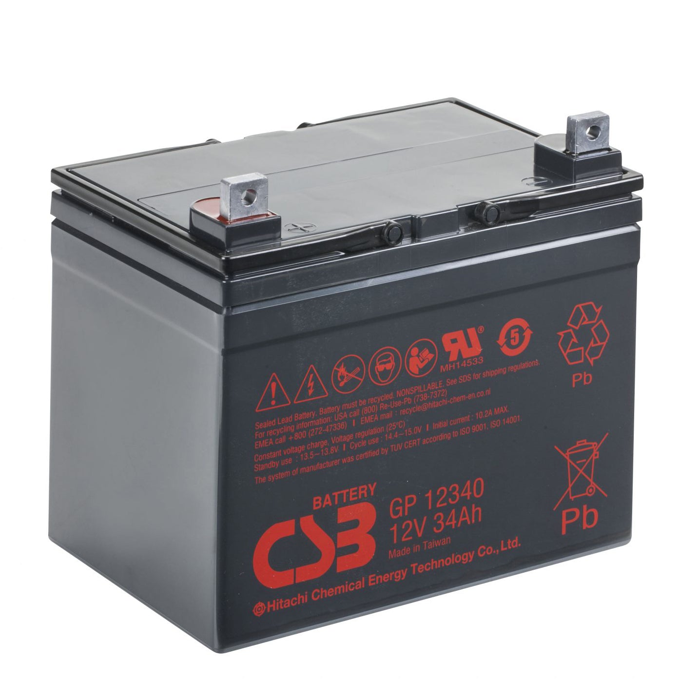 GP12340 AGM Battery Gr U1 12V 34Ah