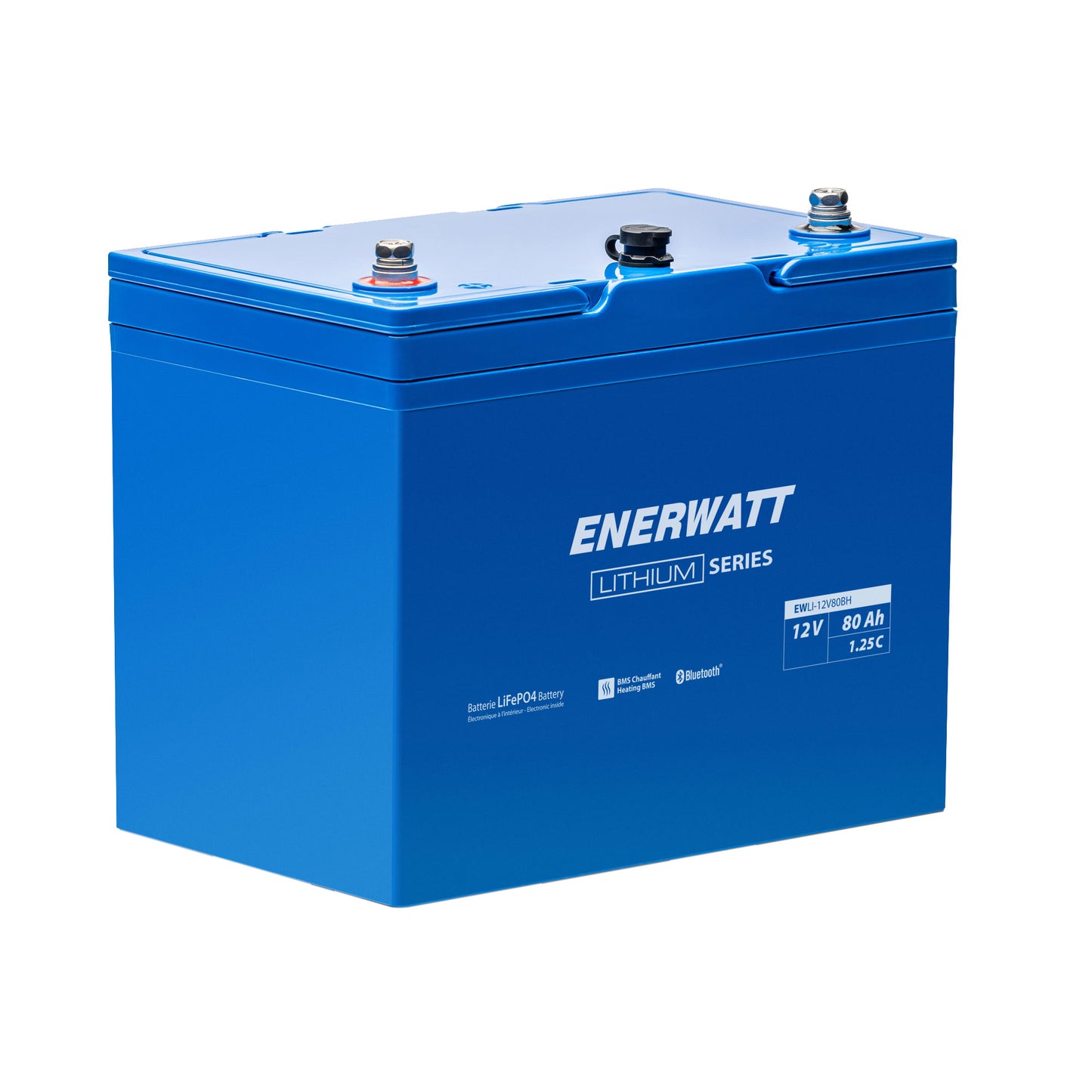 EWLI-12V80BH LiFePO4 Battery GR 24 12V 80Ah 1.25C Bluetooth and Heated