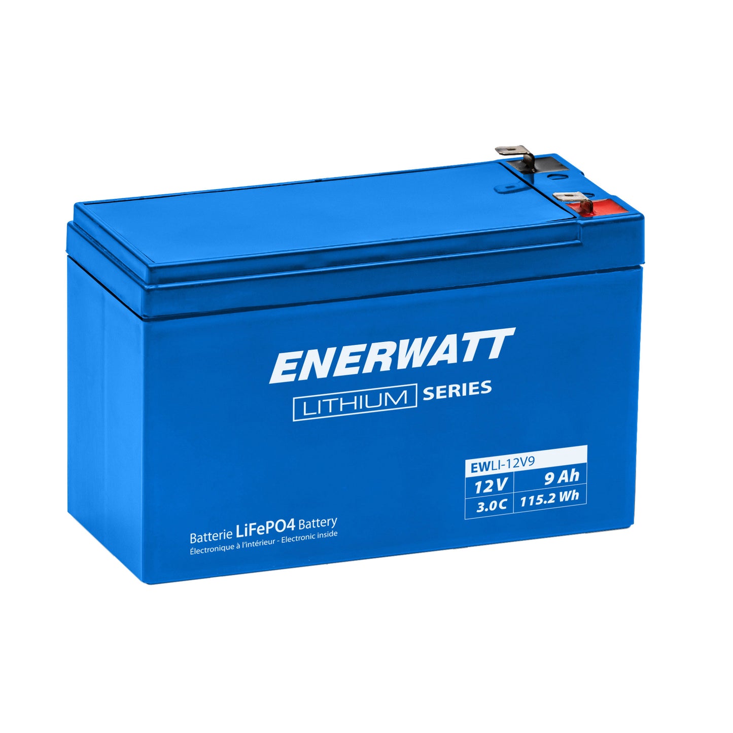 EWLI-12V9 LiFePO4 Battery 12V 9Ah 3C