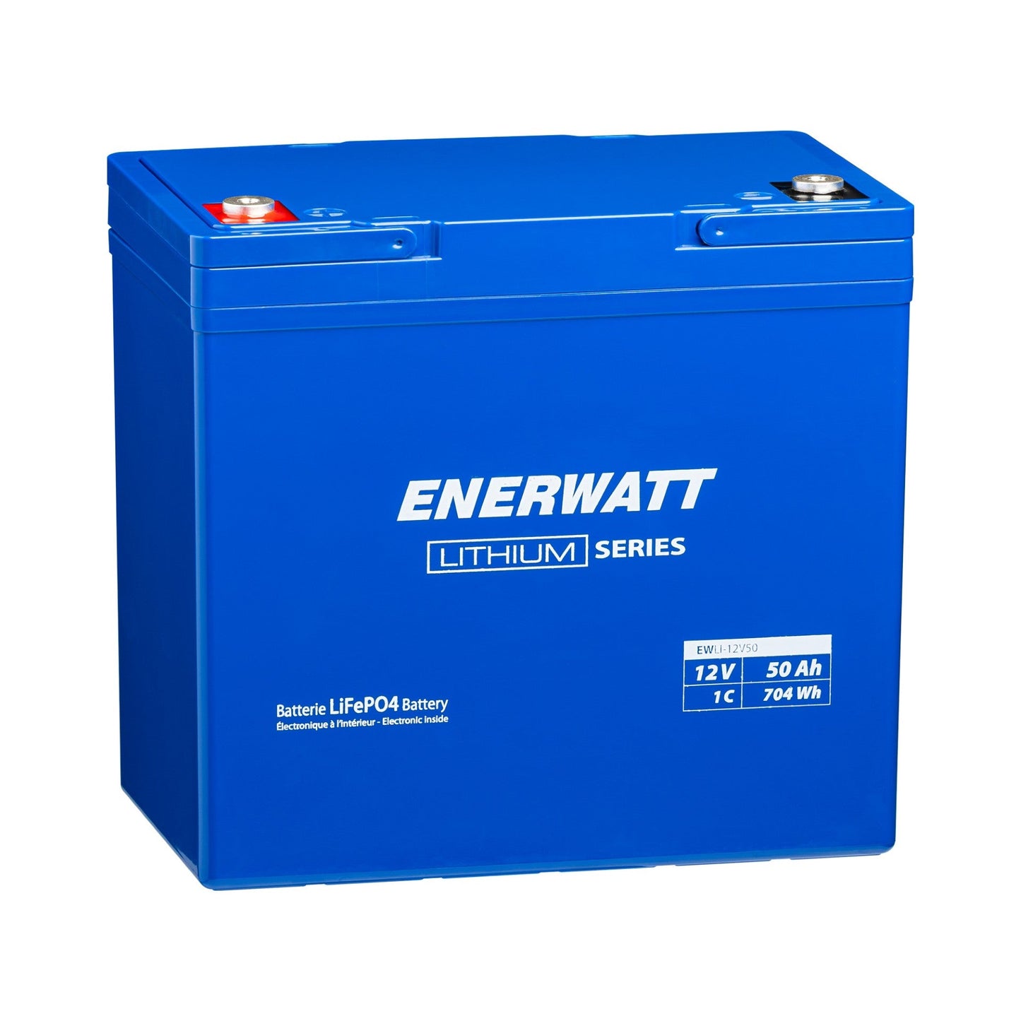 Enerwatt EWLI-12V50 - LiFePO4 Battery 12V 50Ah 1C T16 Trans-Canada