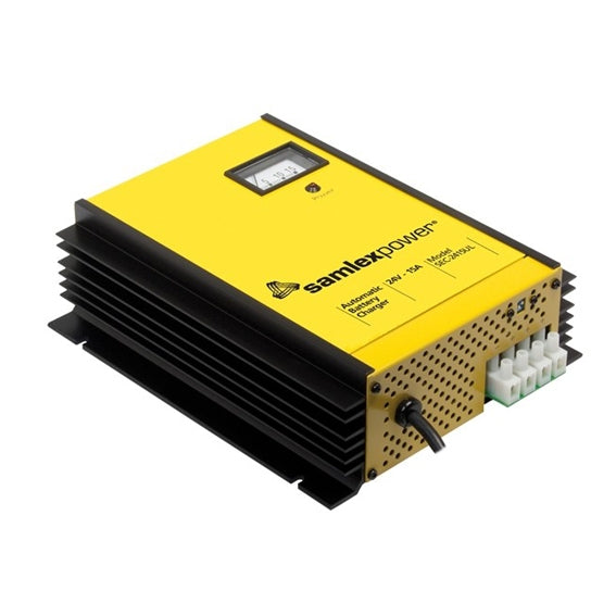 SEC-2415UL Samlex 24V 15A 3-Bank Charger