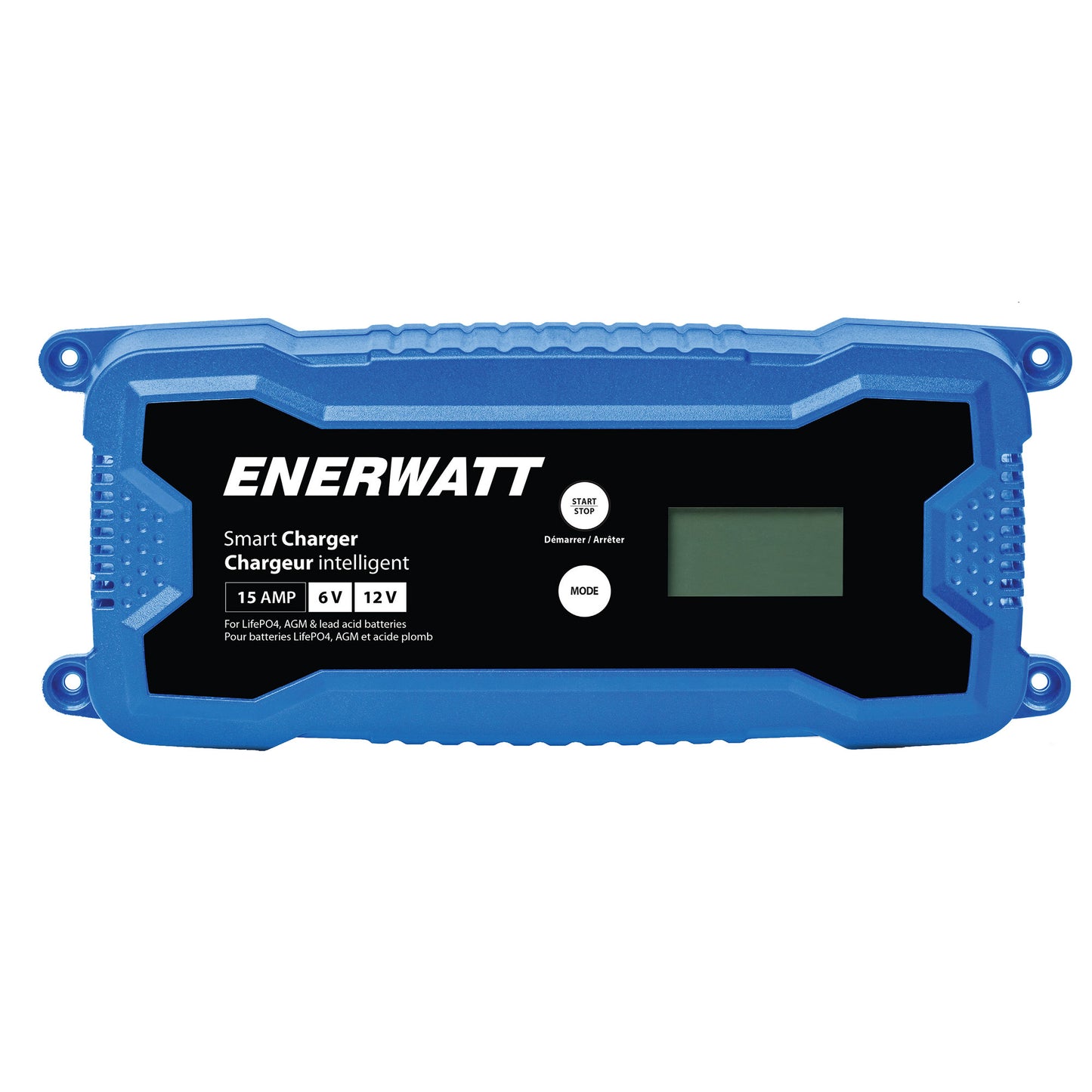 EWC612-15 Enerwatt 6v/12V 15A Smart Charger for Wet/AGM/LiFePO4