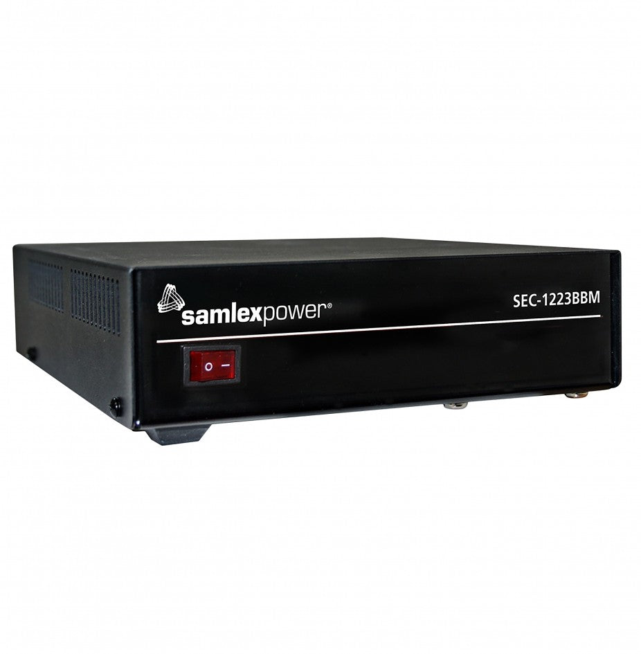 SEC-1223BBM Samlex 13.8V 23A Switching Power Supply with Battery Backup Module