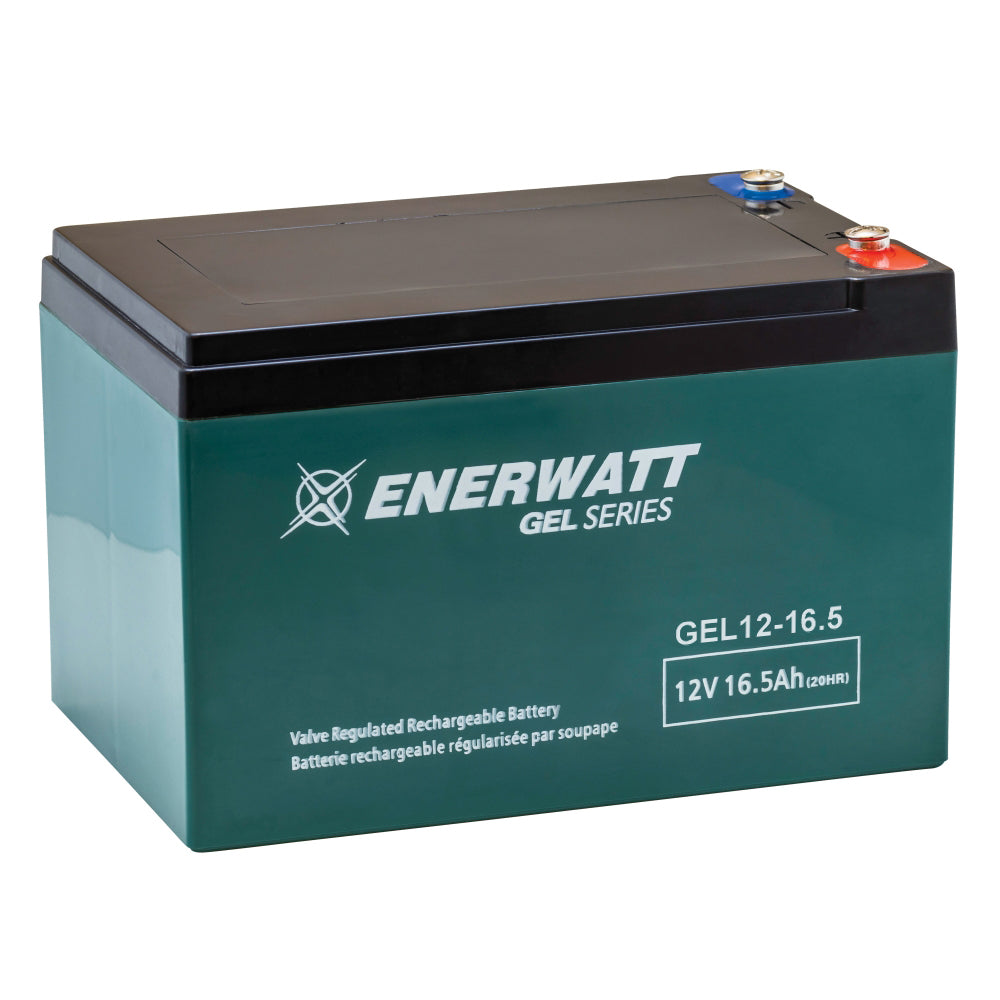 Enerwatt GEL12-16.5 — 12V 16.5Ah Gel Deep Cycle Battery