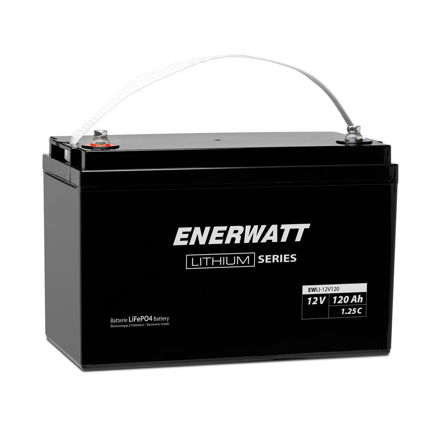 Enerwatt EWLI-12V120 - 12V 120Ah LiFePO4 Group 31 Battery - 1.25C Trans-Canada