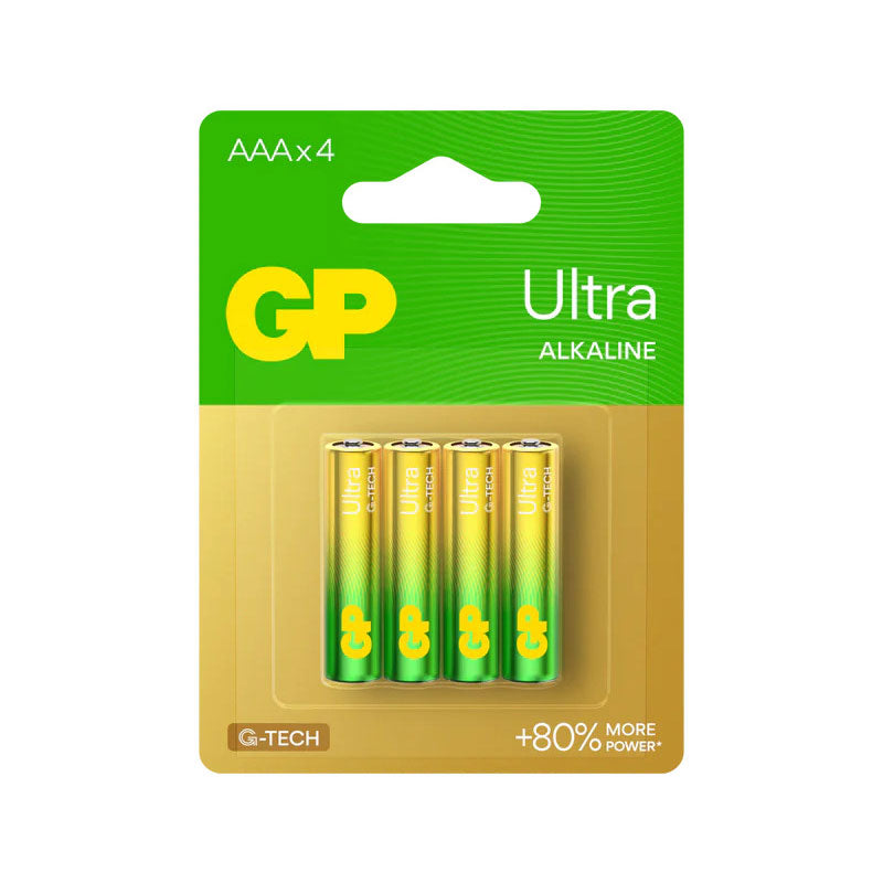 GP24AUETA21-2GSBC4 AAA Alkaline Battery GP Ultra (Pkg of 4)