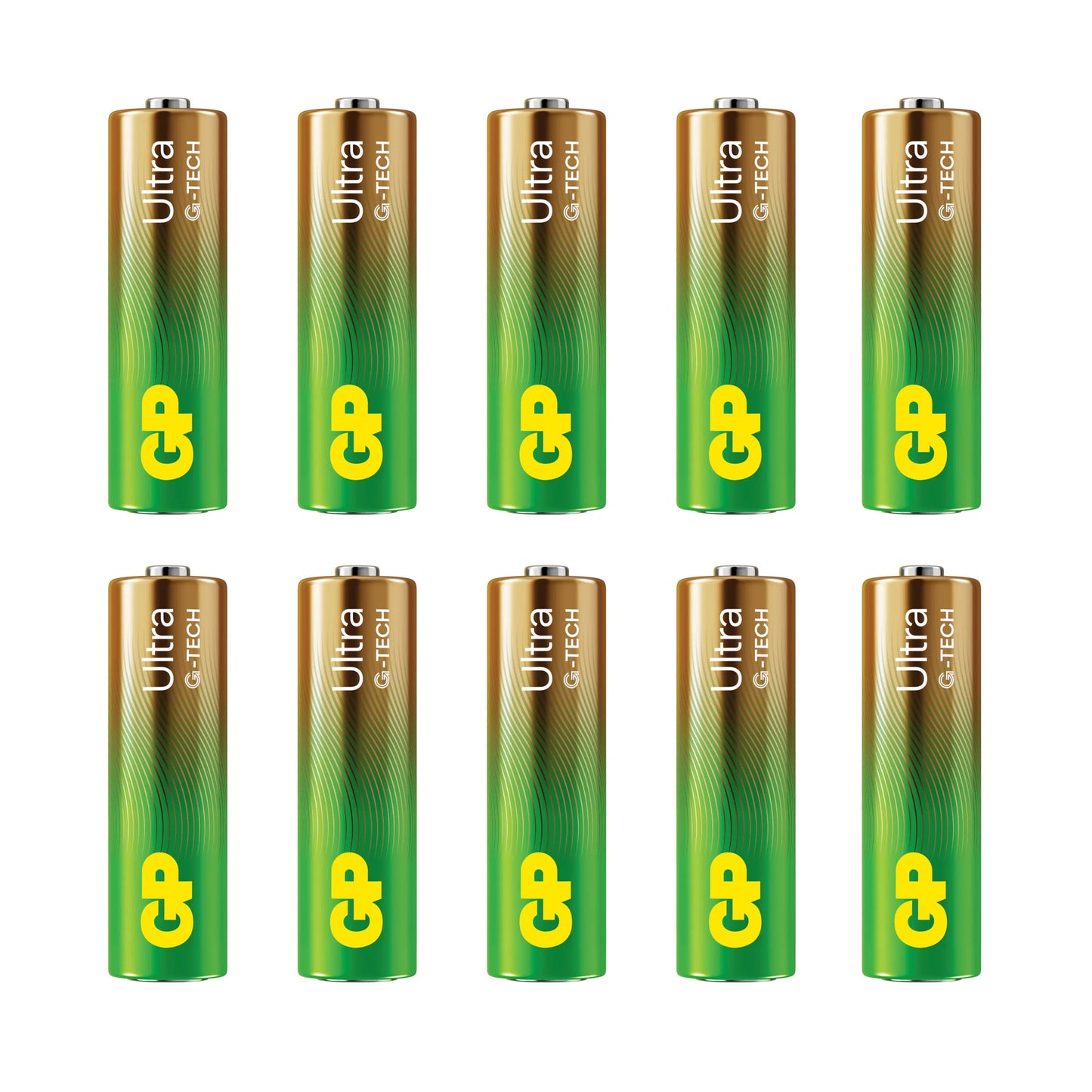 GP15AUETA21-2GNSC10 AA Alkaline Battery GP Ultra (Pkg of 10)