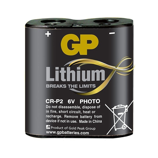 GPCRP2-2U1 CRP2 6V Lithium Battery for photo cameras GP (Pkg of 1)