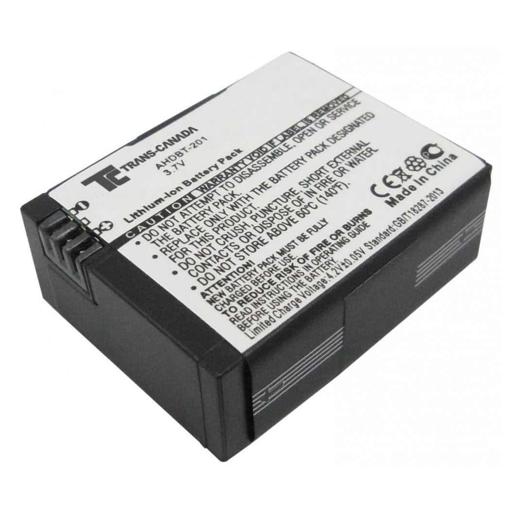 CD-TGP002 Replacement Battery — GoPro Hero 3 (AHDBT-201)