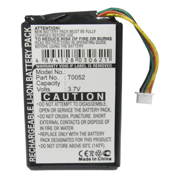 GPS-TMAG3100 GPS Replacement Battery — Magellan RoadMate 1200 / 1210 (4-Wire) / Maestro 3000