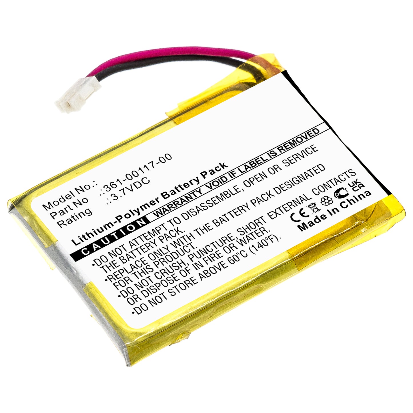 SW-TGARH100 GPS Replacement Battery — Garmin Approach S10