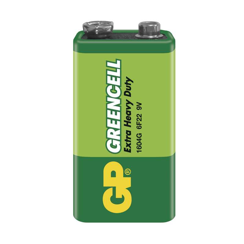 GP1604GLF-2S1 Carbon-Zinc Battery 9V GP SHD (Bulk)