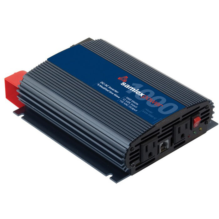 SAM-1000-12 Samlex 1000W Modified Sine Wave Inverter 12Vdc to 115Vac