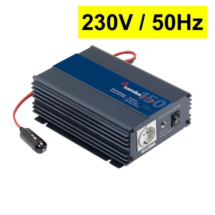 PST-15S-12E Samlex 150W Pure Sine Wave Inverter 12Vdc to 230Vac (European Current)