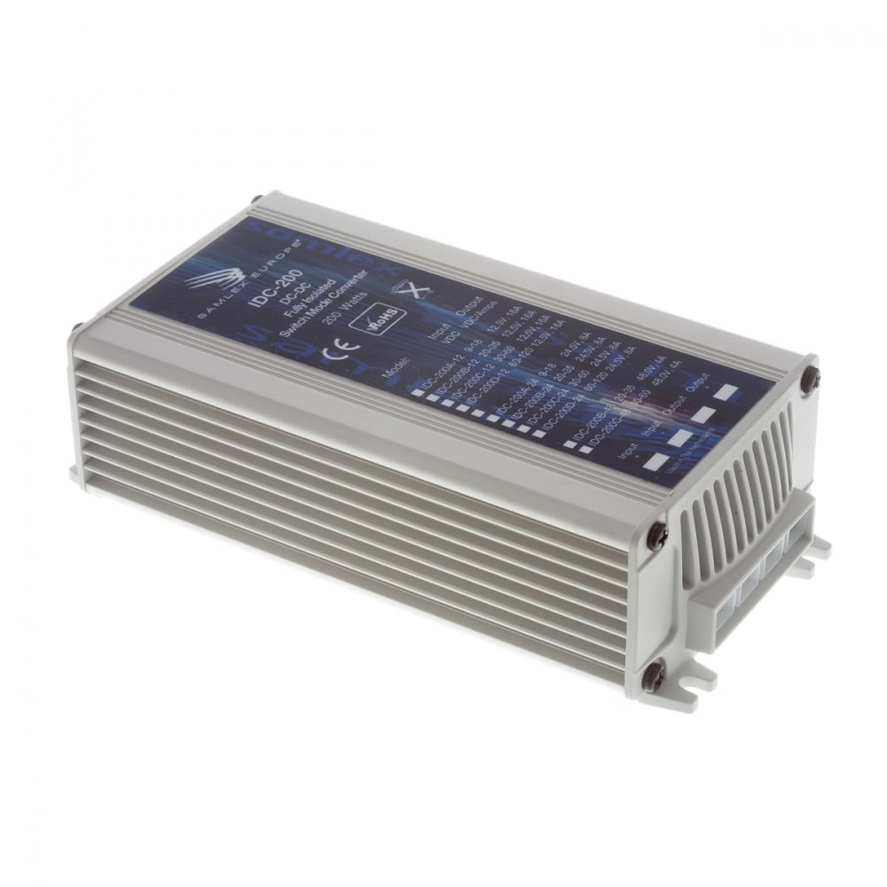 IDC-200A-12 DC-DC Regulated 12V Converter 9-18V to 12.5V 16A Fully Isolated
