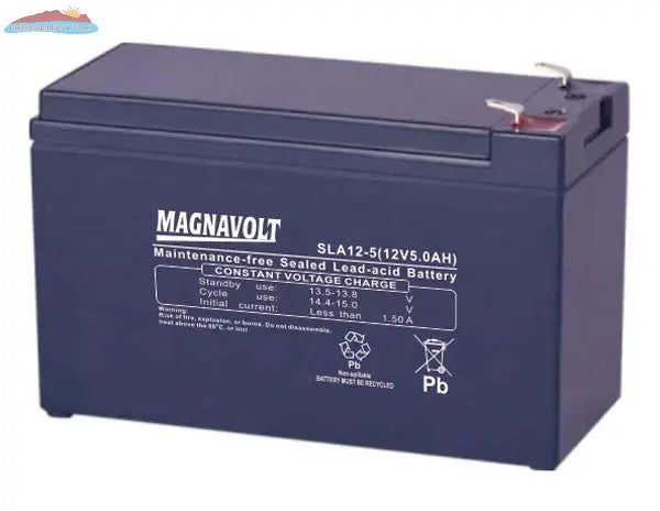 Magnavolt 12V/5AH Sealed Lead Acid Battery Magnacharge