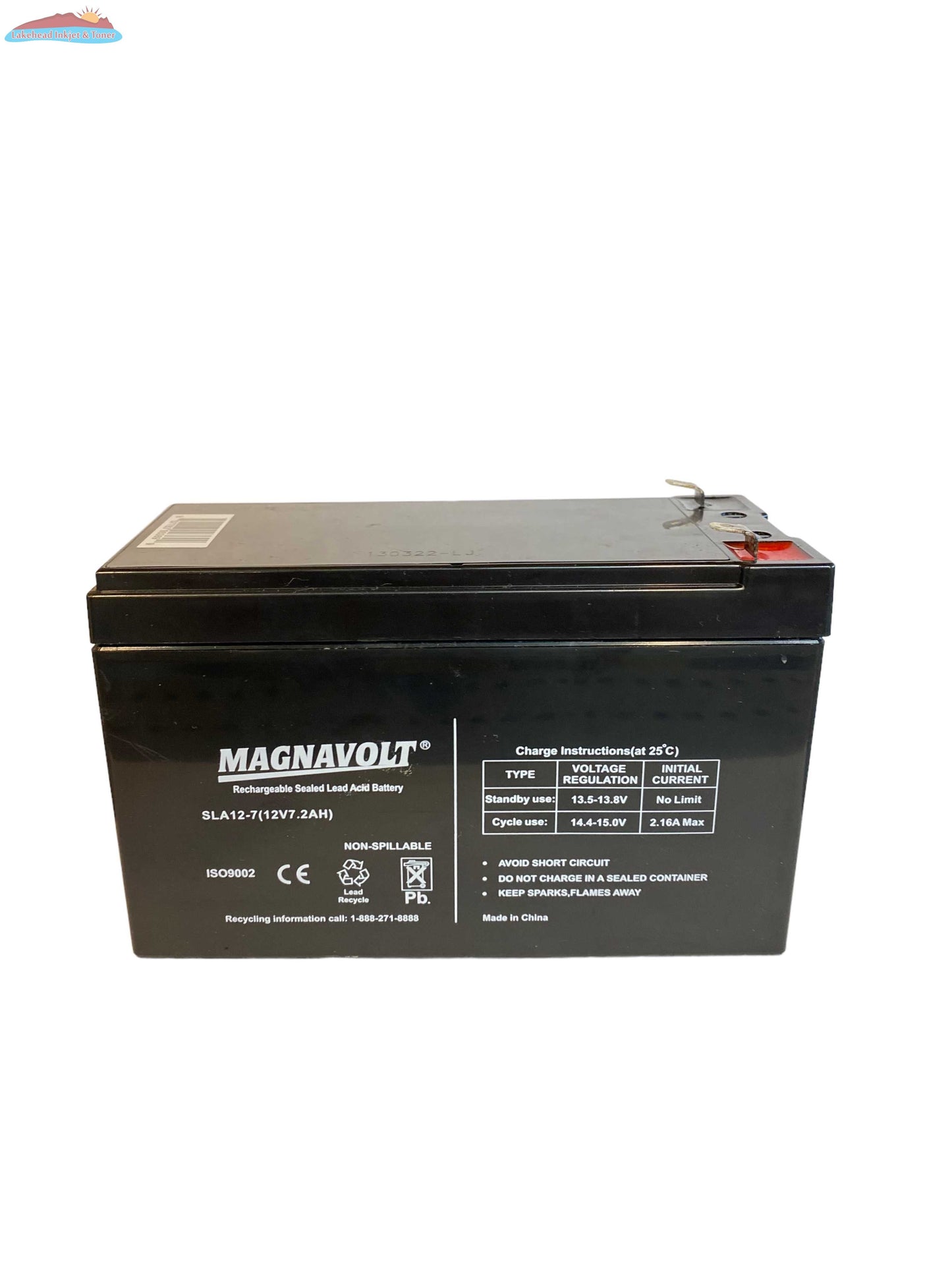 Magnavolt 12V/7AH Sealed Lead Acid Battery Magnacharge
