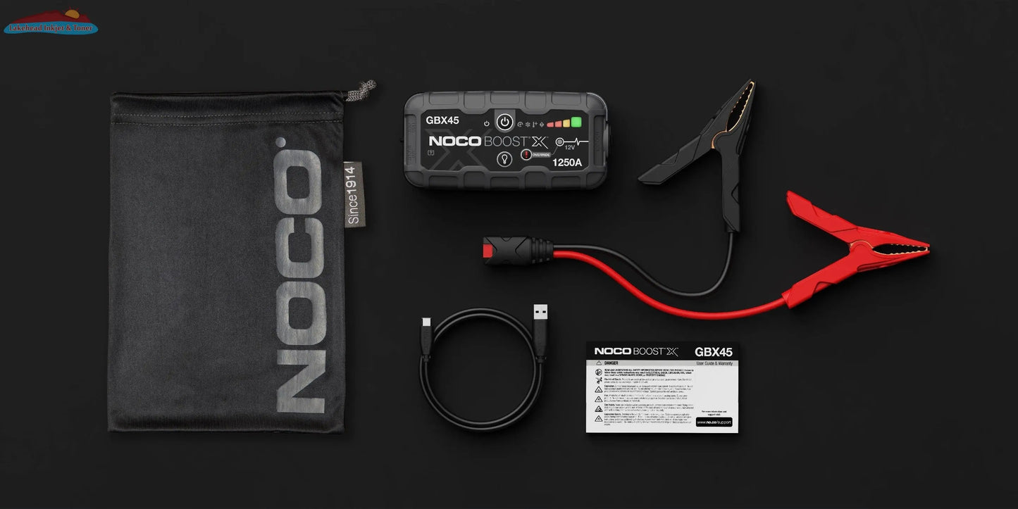 NOCO GBX45 - 1250A 12V UltraSafe Lithium Jump Starter NOCO