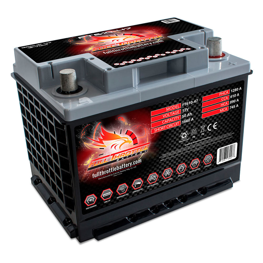 FT610-47 Cranking Battery (AGM) Group 47 12V