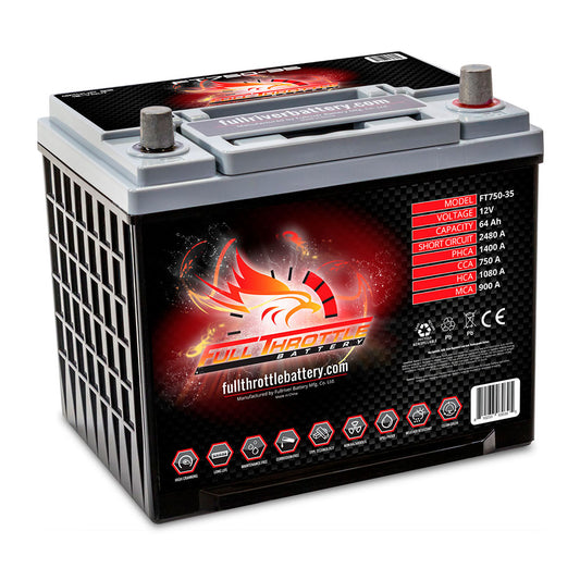 FT750-35 Cranking Battery (AGM) Group 35 12V