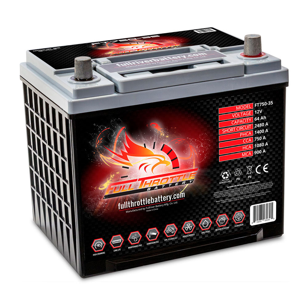 FT750-35 Cranking Battery (AGM) Group 35 12V