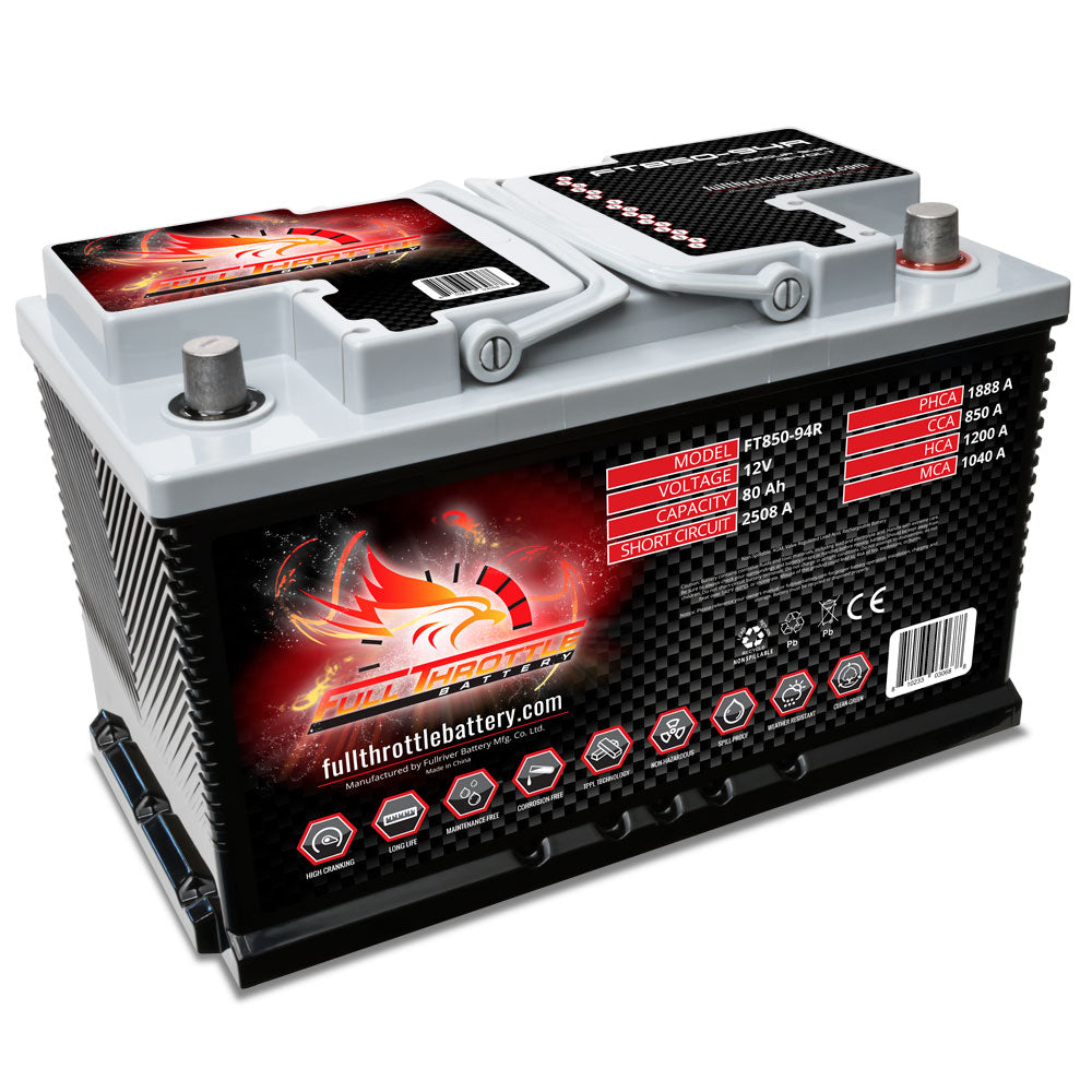 FT850-94R Cranking Battery (AGM) Group 94R 12V
