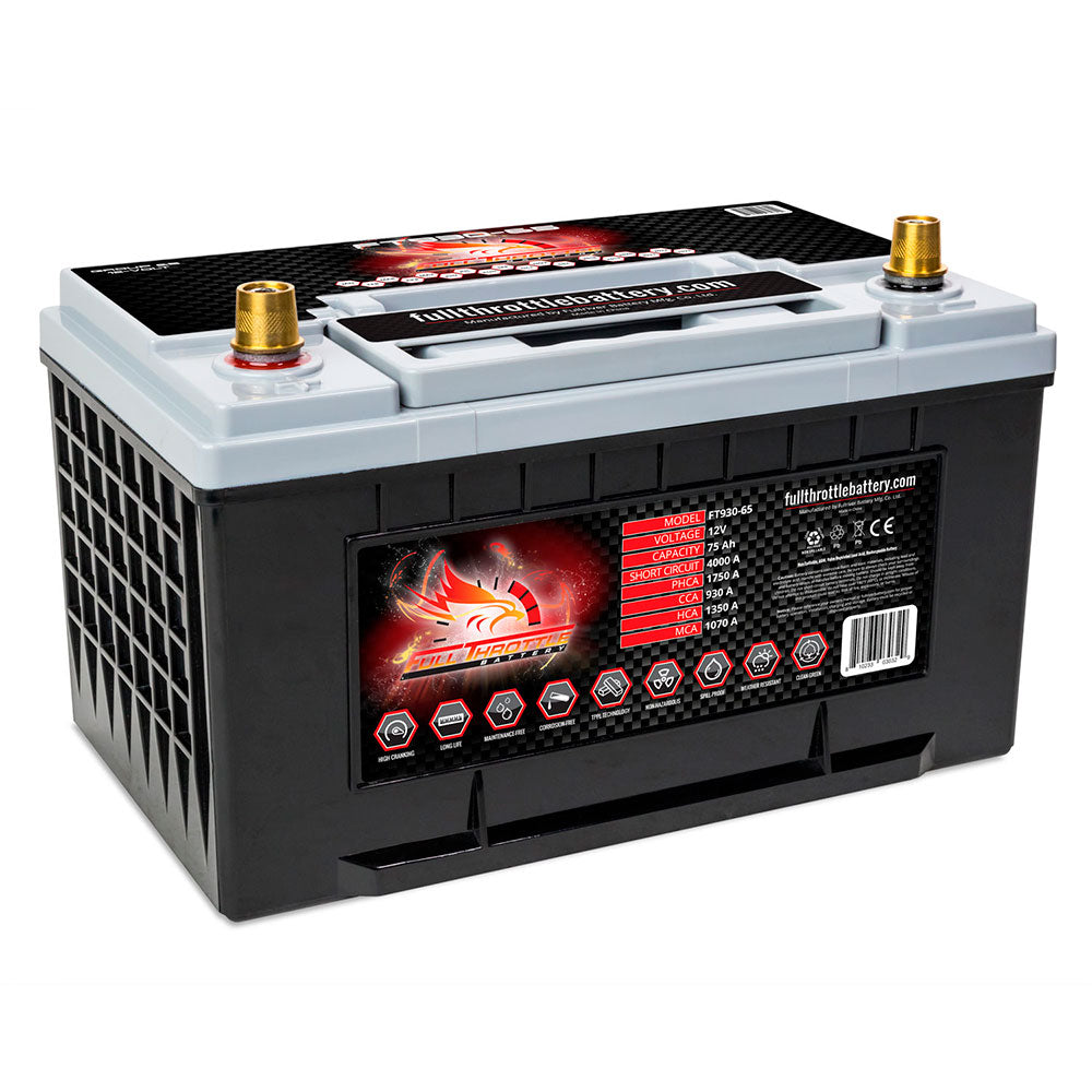 FT930-65 Cranking Battery (AGM) Group 65 12V
