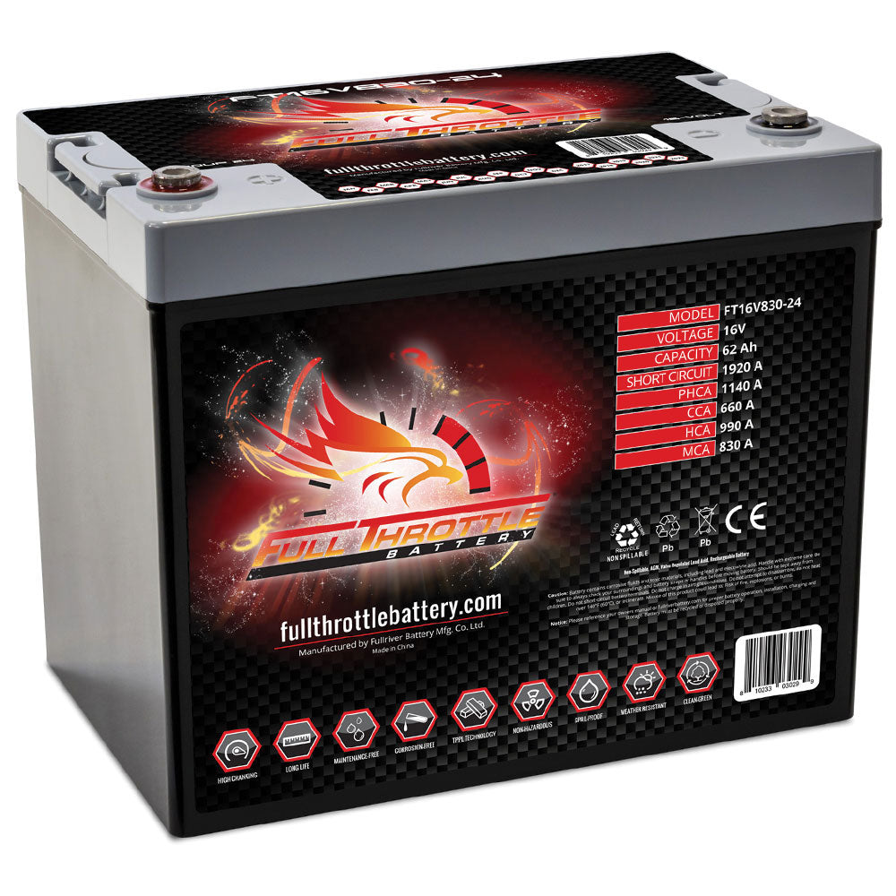 FT16V830-24 Cranking Battery (AGM) Group 24 16V - Call for Price
