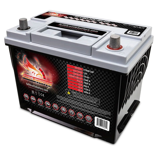 FT840-24F Cranking Battery (AGM) Group 24F 12V