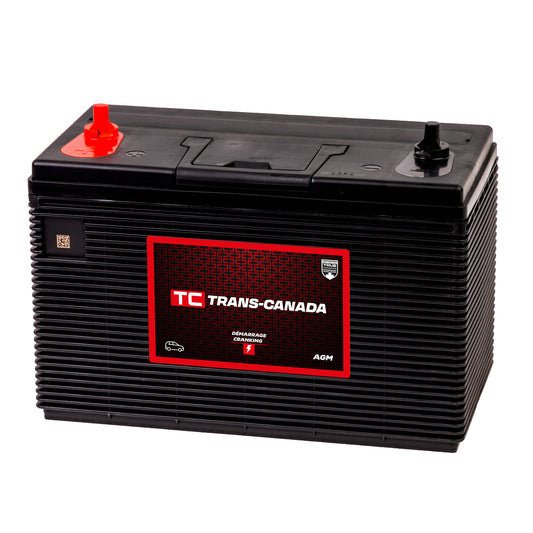 31-TCAGM Cranking Battery (AGM) Group 31 Stud 12V