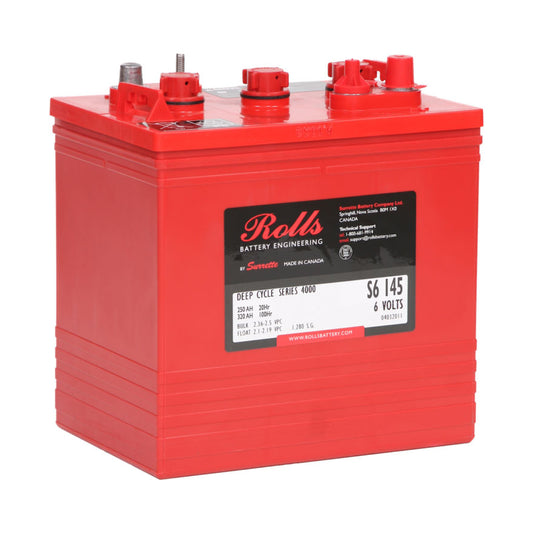 S6 145 Rolls Deep Cycle Battery Gr GC2H 6V 250Ah