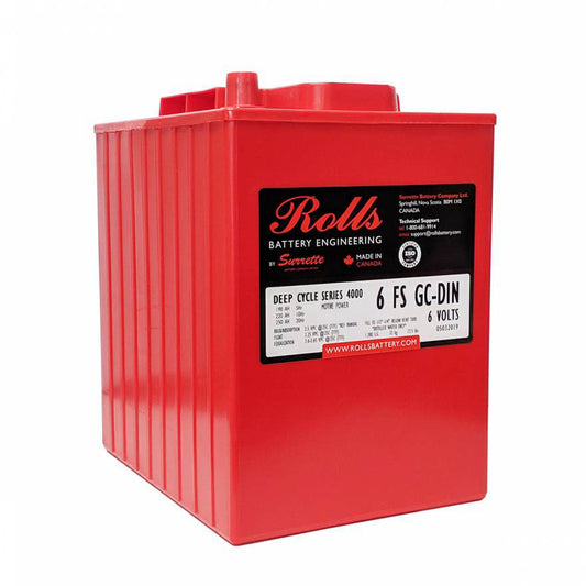 6 FS GC-DIN Rolls Deep Cycle Battery Gr GC-DIN 6V 250Ah
