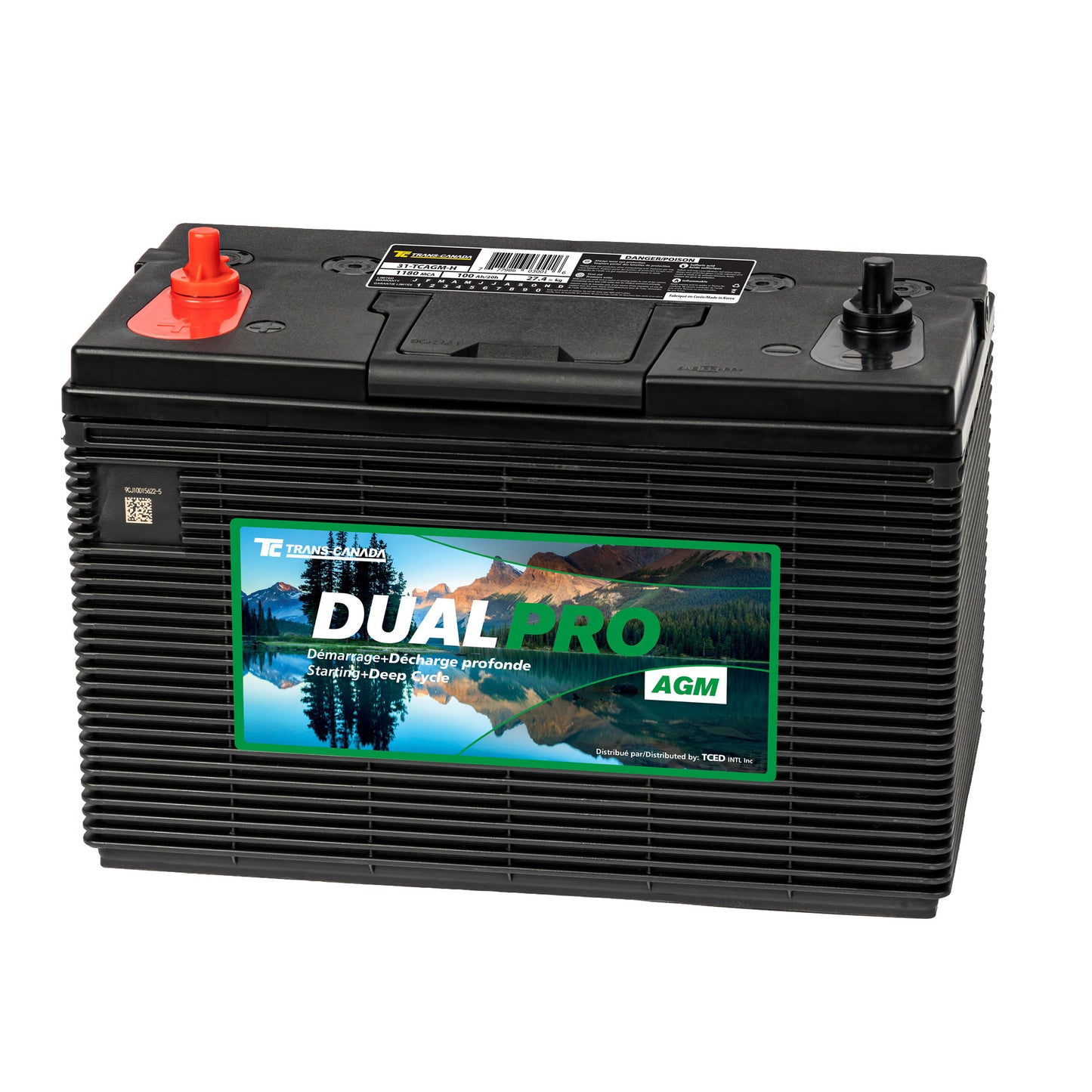 31-TCAGM-H Hybrid AGM Battery Gr 31M 12V 1180MCA 200RC 100Ah