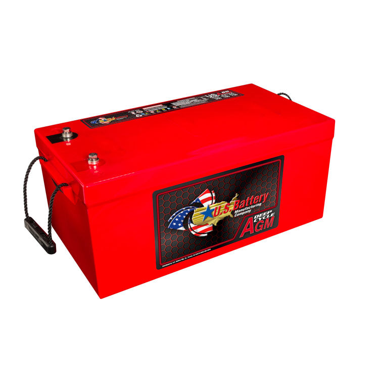 US-AGM-4D Deep Cycle AGM Battery GR 4D 12V 246Ah F10 Terminals