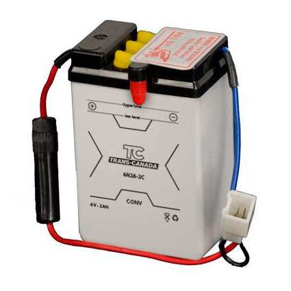 6N2A-2C Motorsports Battery (Flooded) 6V 2Ah