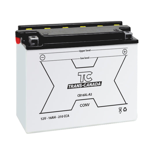 CB16AL-A2 Motorsports Battery (Flooded) 12V 16Ah 210CCA