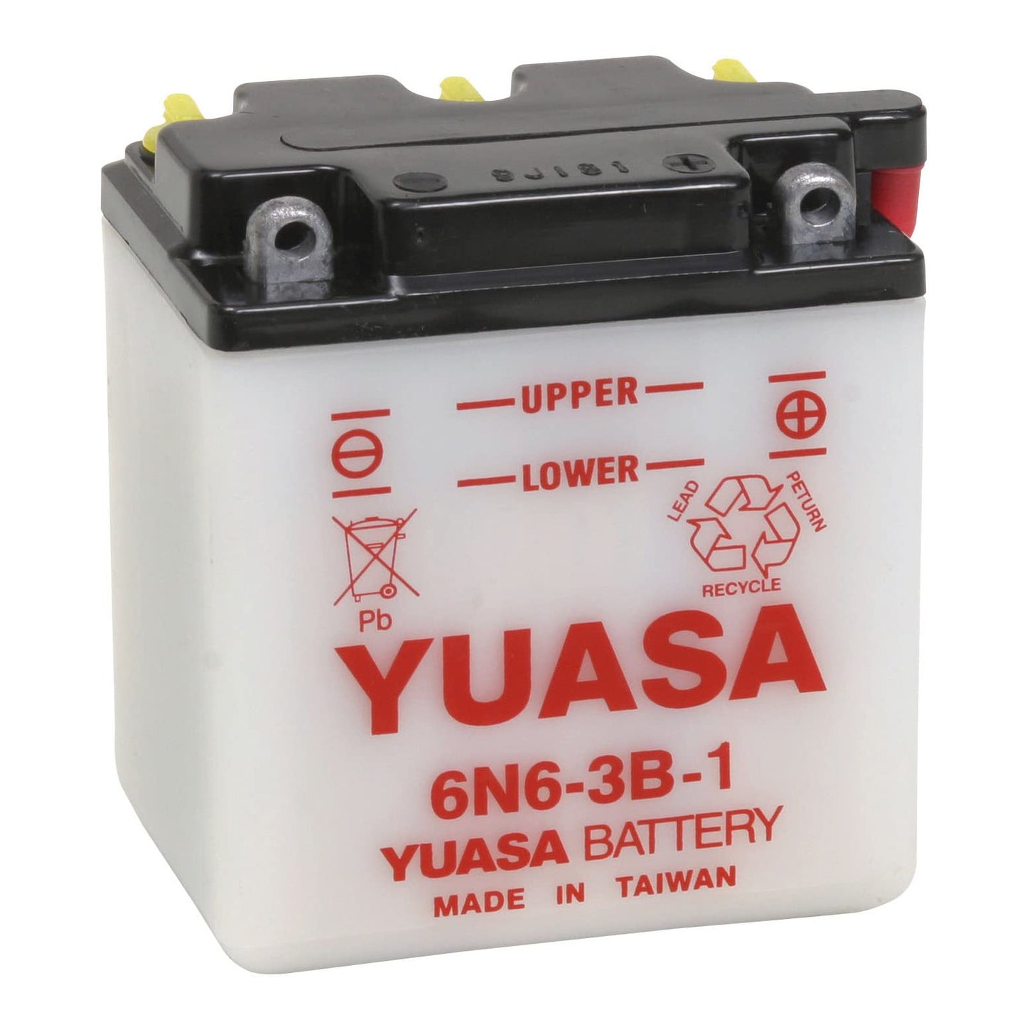 Yuasa 6N6-3B-1 — 6V 6Ah Flooded Powersport Battery