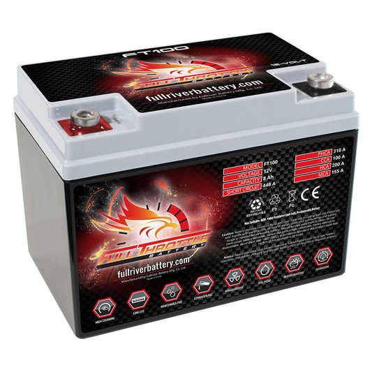 FT100 Motorsports Battery AGM 12V 9Ah 100CCA