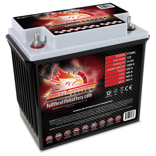 FT200L Motorsports Battery AGM 12V 14Ah 200CCA