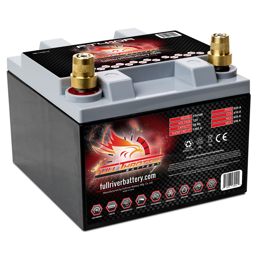 FT410L Motorsports Battery AGM 12V 28Ah 410CCA