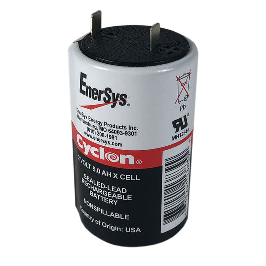 0800-0004 AGM Cyclon Battery X 2V 5.0Ah