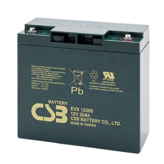 EVX12200 High Rate AGM Battery 12V 20Ah