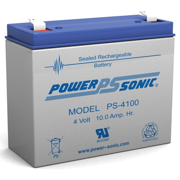 PS-4100 AGM Battery 4V 10Ah