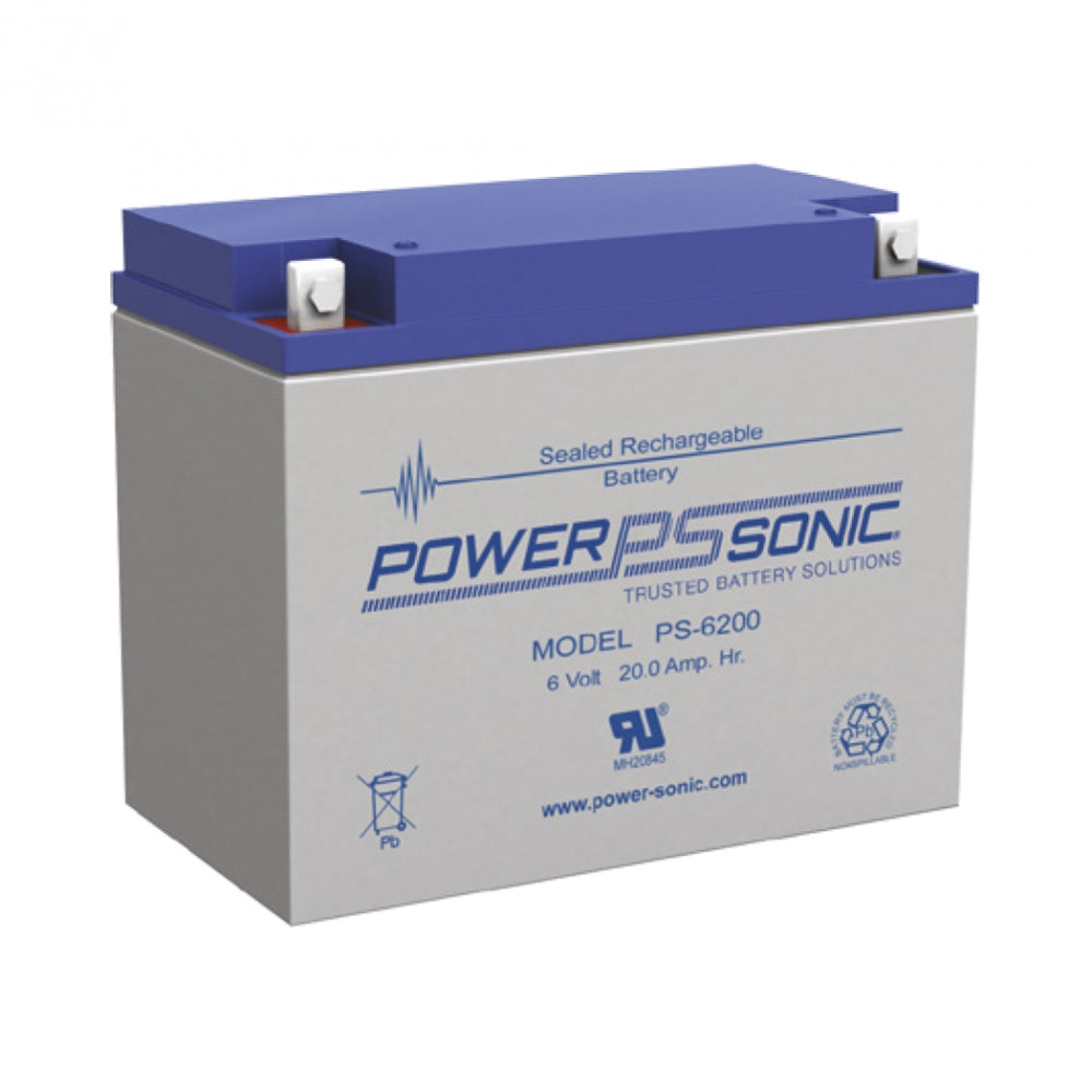 PS-6200 AGM Battery 6V 20Ah